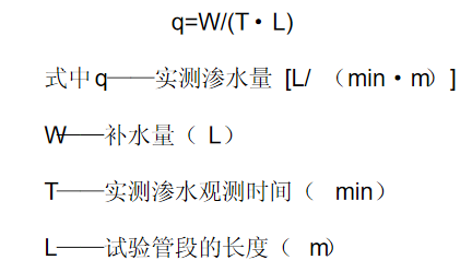 市政管道閉水試驗